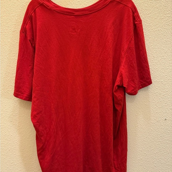Adidas Red and Black Short Sleeve Tee - Picture 2 of 2